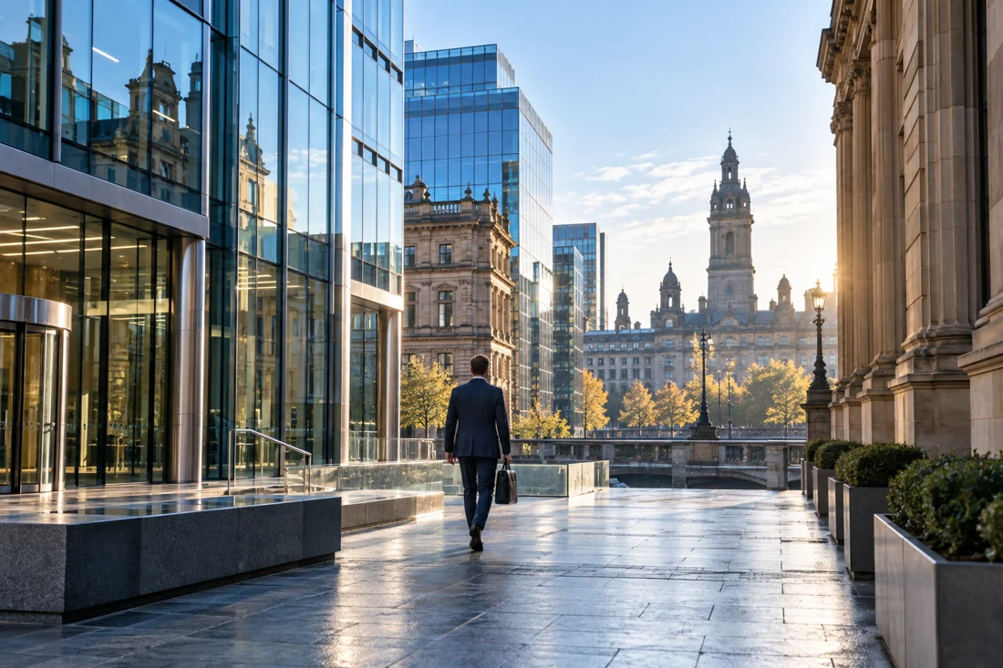 Glasgow business district